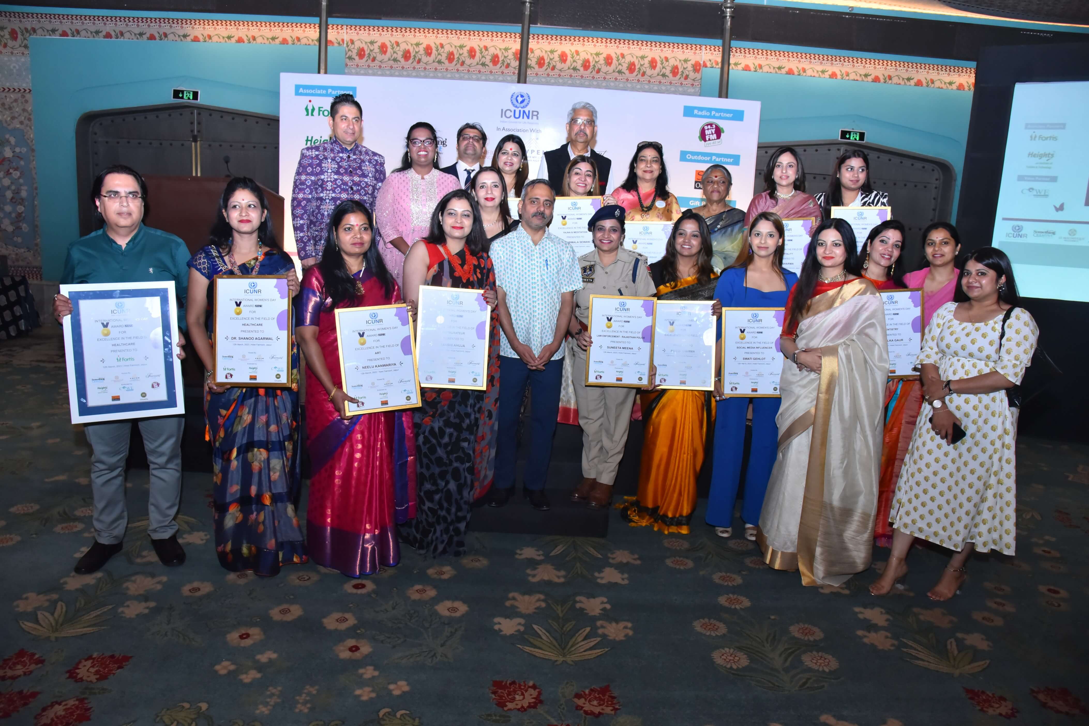 ICUNR INTERNATIONAL WOMEN'S DAY AWARDS | JAIPUR, MARCH 2023